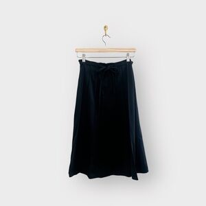 KOLORTRON By Koret Vintage Black Pleated Midi Skirt (Sz M)